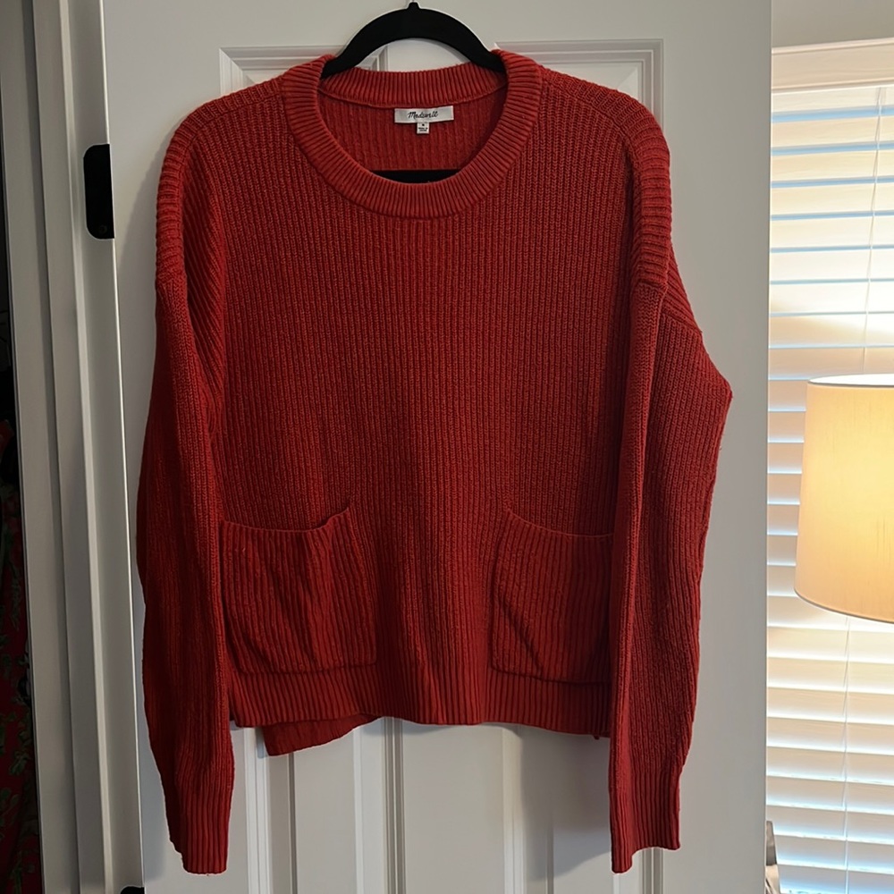 Madewell Sweater - Burnt Orange - Size M